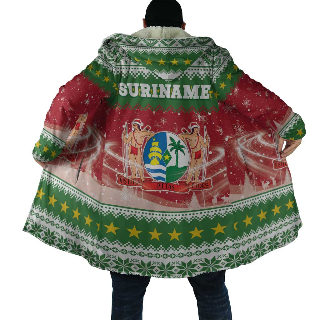 Suriname Christmas Cloak Coat Of Arms Zalig Kersfeest - Wonder Print Shop