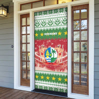 Suriname Christmas Door Cover Coat Of Arms Zalig Kersfeest - Wonder Print Shop