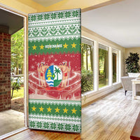 Suriname Christmas Door Cover Coat Of Arms Zalig Kersfeest - Wonder Print Shop