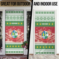 Suriname Christmas Door Cover Coat Of Arms Zalig Kersfeest - Wonder Print Shop