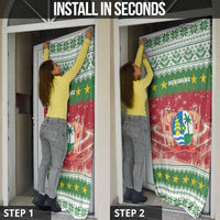 Suriname Christmas Door Cover Coat Of Arms Zalig Kersfeest - Wonder Print Shop