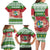 Suriname Christmas Family Matching Long Sleeve Bodycon Dress and Hawaiian Shirt Coat Of Arms Zalig Kersfeest - Wonder Print Shop