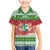 Suriname Christmas Family Matching Mermaid Dress and Hawaiian Shirt Coat Of Arms Zalig Kersfeest - Wonder Print Shop