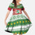 Suriname Christmas Family Matching Off Shoulder Maxi Dress and Hawaiian Shirt Coat Of Arms Zalig Kersfeest - Wonder Print Shop