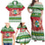 Suriname Christmas Family Matching Off Shoulder Maxi Dress and Hawaiian Shirt Coat Of Arms Zalig Kersfeest - Wonder Print Shop