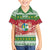 Suriname Christmas Family Matching Off Shoulder Maxi Dress and Hawaiian Shirt Coat Of Arms Zalig Kersfeest - Wonder Print Shop