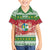 Suriname Christmas Family Matching Short Sleeve Bodycon Dress and Hawaiian Shirt Coat Of Arms Zalig Kersfeest - Wonder Print Shop