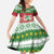 Suriname Christmas Family Matching Summer Maxi Dress and Hawaiian Shirt Coat Of Arms Zalig Kersfeest - Wonder Print Shop
