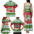 Suriname Christmas Family Matching Tank Maxi Dress and Hawaiian Shirt Coat Of Arms Zalig Kersfeest - Wonder Print Shop