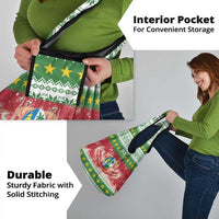 Suriname Christmas Grocery Bag Coat Of Arms Zalig Kersfeest - Wonder Print Shop