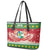 Suriname Christmas Leather Tote Bag Coat Of Arms Zalig Kersfeest - Wonder Print Shop
