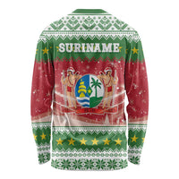 Suriname Christmas Long Sleeve Shirt Coat Of Arms Zalig Kersfeest - Wonder Print Shop