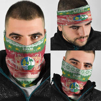 Suriname Christmas Neck Gaiter Coat Of Arms Zalig Kersfeest - Wonder Print Shop