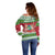 Suriname Christmas Off Shoulder Sweater Coat Of Arms Zalig Kersfeest - Wonder Print Shop