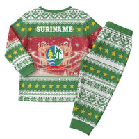 Suriname Christmas Pajama Set Coat Of Arms Zalig Kersfeest - Wonder Print Shop