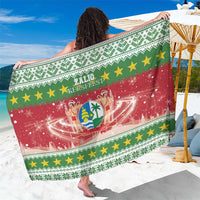 Suriname Christmas Sarong Coat Of Arms Zalig Kersfeest - Wonder Print Shop