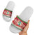 Suriname Christmas Slide Sandals Coat Of Arms Zalig Kersfeest - Wonder Print Shop
