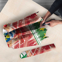 Suriname Christmas Umbrella Coat Of Arms Zalig Kersfeest - Wonder Print Shop