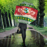 Suriname Christmas Umbrella Coat Of Arms Zalig Kersfeest - Wonder Print Shop