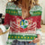 Suriname Christmas Women Casual Shirt Coat Of Arms Zalig Kersfeest - Wonder Print Shop