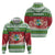 Suriname Christmas Zip Hoodie Coat Of Arms Zalig Kersfeest - Wonder Print Shop