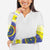 United States Virgin Islands Christmas Arm Sleeves Coat Of Arms With Poinsettia - Wonder Print Shop