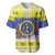 United States Virgin Islands Christmas Baseball Jersey Coat Of Arms With Poinsettia - Wonder Print Shop