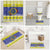United States Virgin Islands Christmas Bathroom Set Coat Of Arms With Poinsettia - Wonder Print Shop