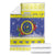United States Virgin Islands Christmas Blanket Coat Of Arms With Poinsettia - Wonder Print Shop