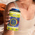 United States Virgin Islands Christmas 4 in 1 Can Cooler Tumbler Coat Of Arms With Poinsettia - Wonder Print Shop