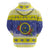 United States Virgin Islands Christmas Hoodie Coat Of Arms With Poinsettia - Wonder Print Shop