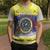 United States Virgin Islands Christmas Knitted V-Neck Vest Coat Of Arms With Poinsettia - Wonder Print Shop