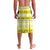 United States Virgin Islands Christmas Lavalava Coat Of Arms With Poinsettia - Wonder Print Shop
