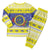 United States Virgin Islands Christmas Pajama Set Coat Of Arms With Poinsettia - Wonder Print Shop