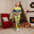 United States Virgin Islands Christmas Pajama Set Coat Of Arms With Poinsettia - Wonder Print Shop