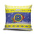 United States Virgin Islands Christmas Pillow Cover Coat Of Arms With Poinsettia - Wonder Print Shop