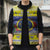 United States Virgin Islands Christmas Sleeveless Puffer Jacket Coat Of Arms With Poinsettia - Wonder Print Shop