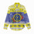 United States Virgin Islands Christmas Women Casual Shirt Coat Of Arms With Poinsettia - Wonder Print Shop