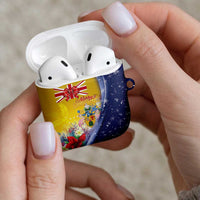Turks And Caicos Islands Christmas AirPods Case Coquette Bow With Coat Of Arms - Wonder Print Shop