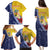 Turks And Caicos Islands Christmas Family Matching Puletasi and Hawaiian Shirt Coquette Bow With Coat Of Arms - Wonder Print Shop