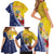 Turks And Caicos Islands Christmas Family Matching Short Sleeve Bodycon Dress and Hawaiian Shirt Coquette Bow With Coat Of Arms - Wonder Print Shop