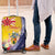 Turks And Caicos Islands Christmas Luggage Cover Coquette Bow With Coat Of Arms - Wonder Print Shop