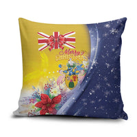 Turks And Caicos Islands Christmas Pillow Cover Coquette Bow With Coat Of Arms - Wonder Print Shop