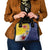 Turks And Caicos Islands Christmas Shoulder Handbag Coquette Bow With Coat Of Arms - Wonder Print Shop