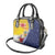 Turks And Caicos Islands Christmas Shoulder Handbag Coquette Bow With Coat Of Arms - Wonder Print Shop