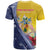 Turks And Caicos Islands Christmas T Shirt Coquette Bow With Coat Of Arms - Wonder Print Shop
