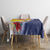 Turks And Caicos Islands Christmas Tablecloth Coquette Bow With Coat Of Arms - Wonder Print Shop