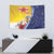 Turks And Caicos Islands Christmas Tapestry Coquette Bow With Coat Of Arms - Wonder Print Shop