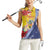 Turks And Caicos Islands Christmas Women Sleeveless Polo Shirt Coquette Bow With Coat Of Arms - Wonder Print Shop