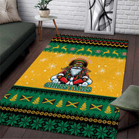 Jamaica Christmas Area Rug Have Ah Irie Irie Christmas - Wonder Print Shop